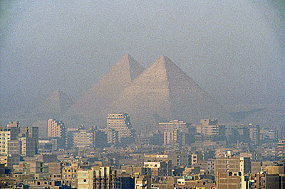 Pyramids from Cairo